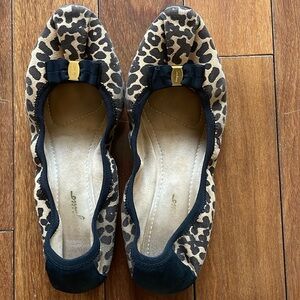 Salvatore Ferragamo brand slip on flats, animal print Women’s size 7